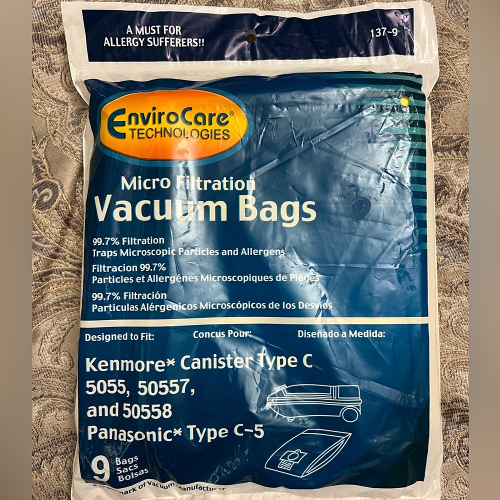 EnviroCare Vacuum Bags for Kenmore and Panasonic